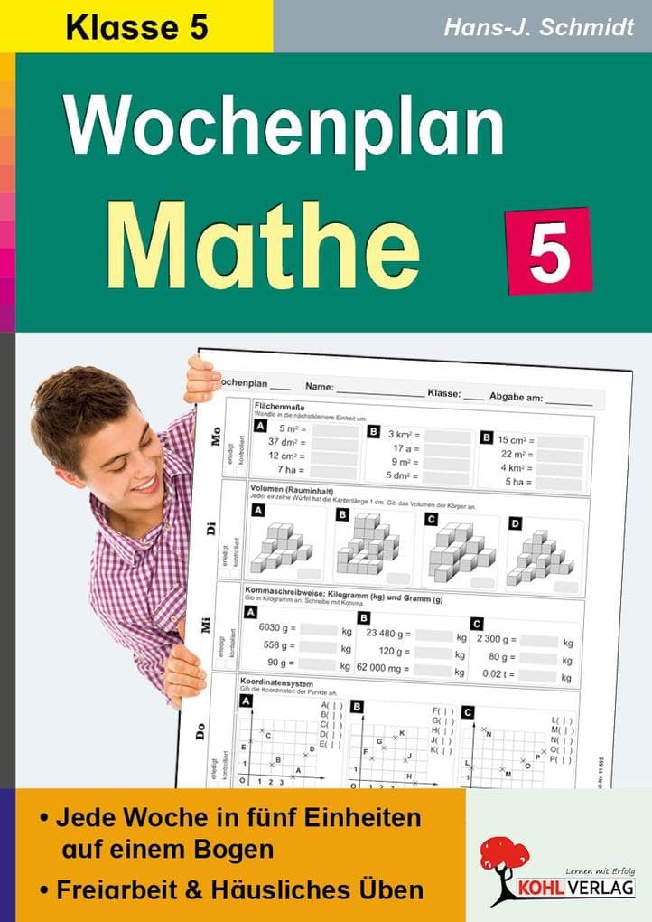 Wochenplan Mathe / 5. Schuljahr