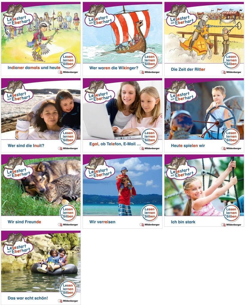 Paket - Lesestart mit Eberhart, Lesestufe 4: Komplettbezug Heft 31-40