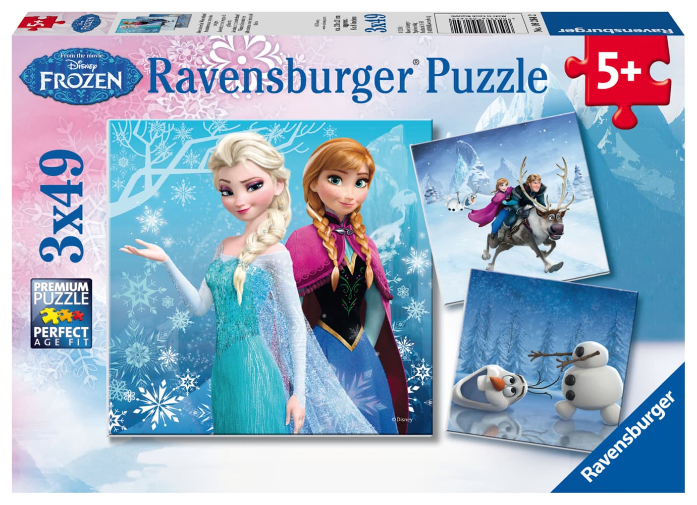 Ravensburger - Abenteuer im Winterland, 3 x 49 Teile