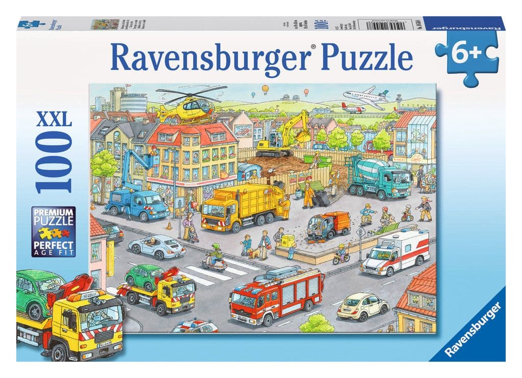 Fahrzeuge in der Stadt Puzzleteile: 100