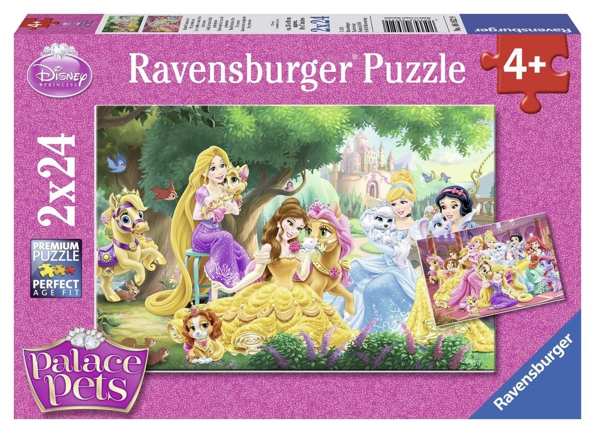 Disney Prinzessin: Beste Freunde der Prinzessinnen. Puzzle 2 x 24 Teile