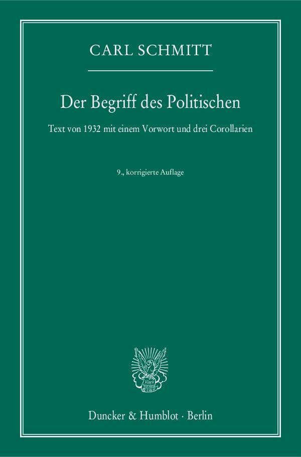 Der Begriff des Politischen.