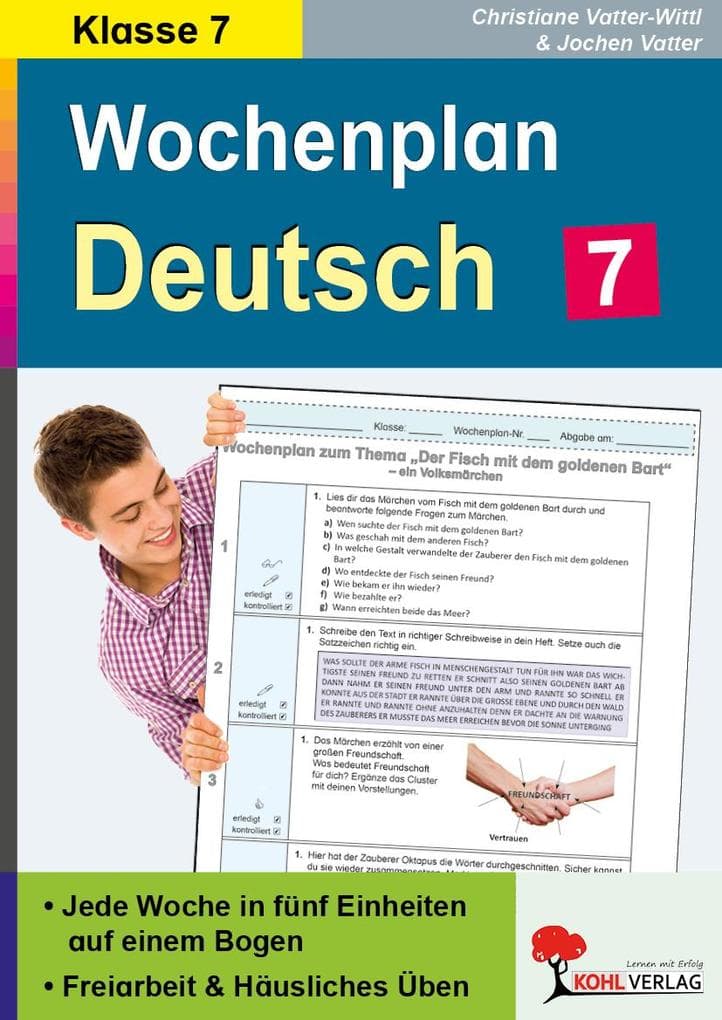 Wochenplan Deutsch / 7. Schuljahr