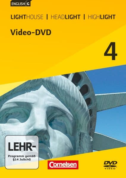 English G Lighthouse / English G Headlight / English G Highlight - Allgemeine Ausgabe - Band 4: 8. Schuljahr, Video-DVD