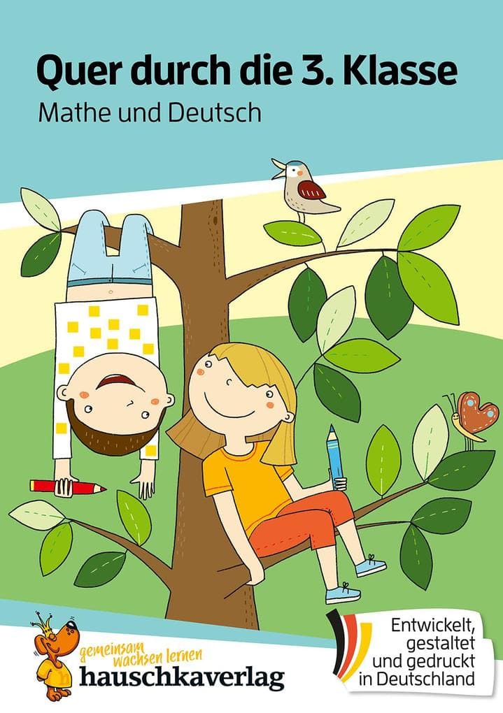 Quer durch die 3. Klasse, Mathe und Deutsch - Übungsblock