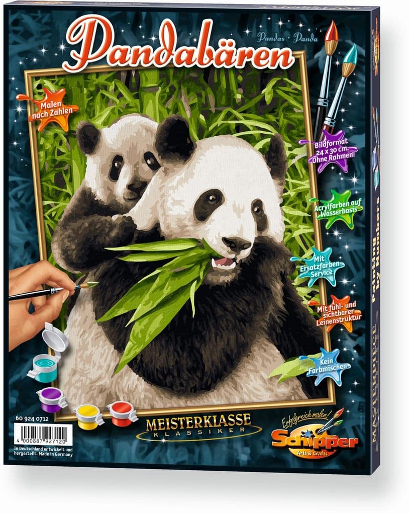 Schipper Malen-nach-Zahlen - Meisterklasse Klassiker - Pandabären