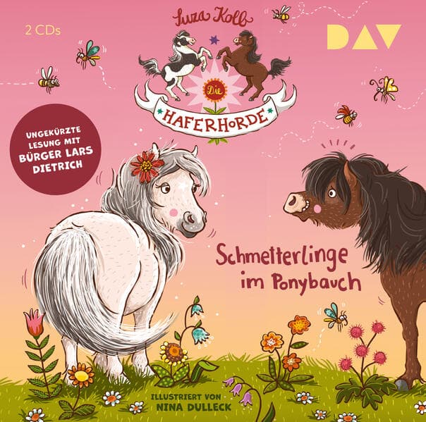 Die Haferhorde - Schmetterlinge im Ponybauch,2 Audio-CD
