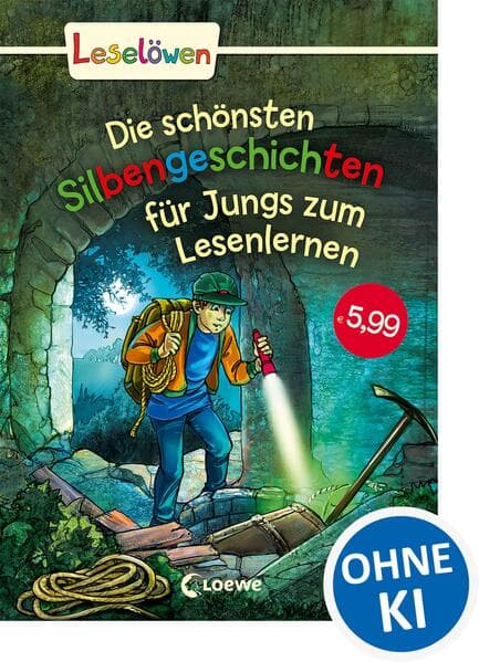 Leselöwen - Das Original: Die schönsten Silbengeschichten für Jungs zum Lesenlernen