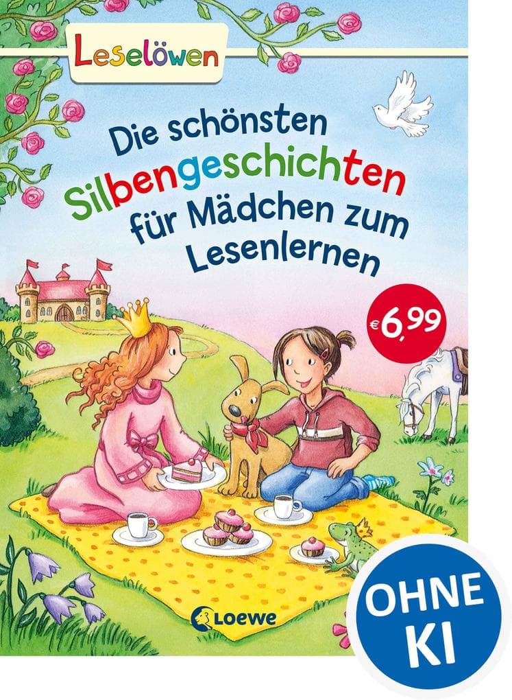 Leselöwen - Das Original: Die schönsten Silbengeschichten für Mädchen zum Lesenlernen