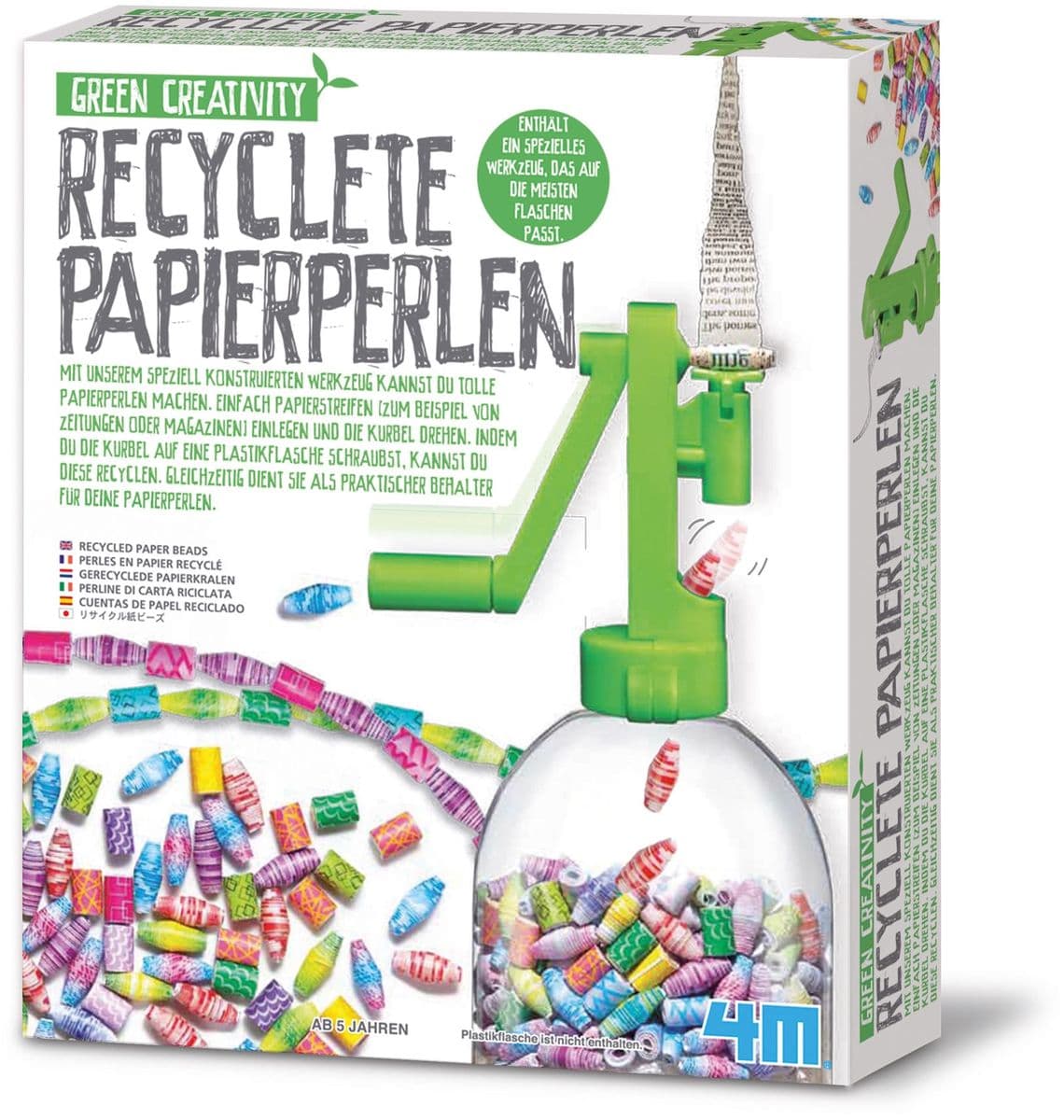 Recycelte Papierperlen - Green Creativity