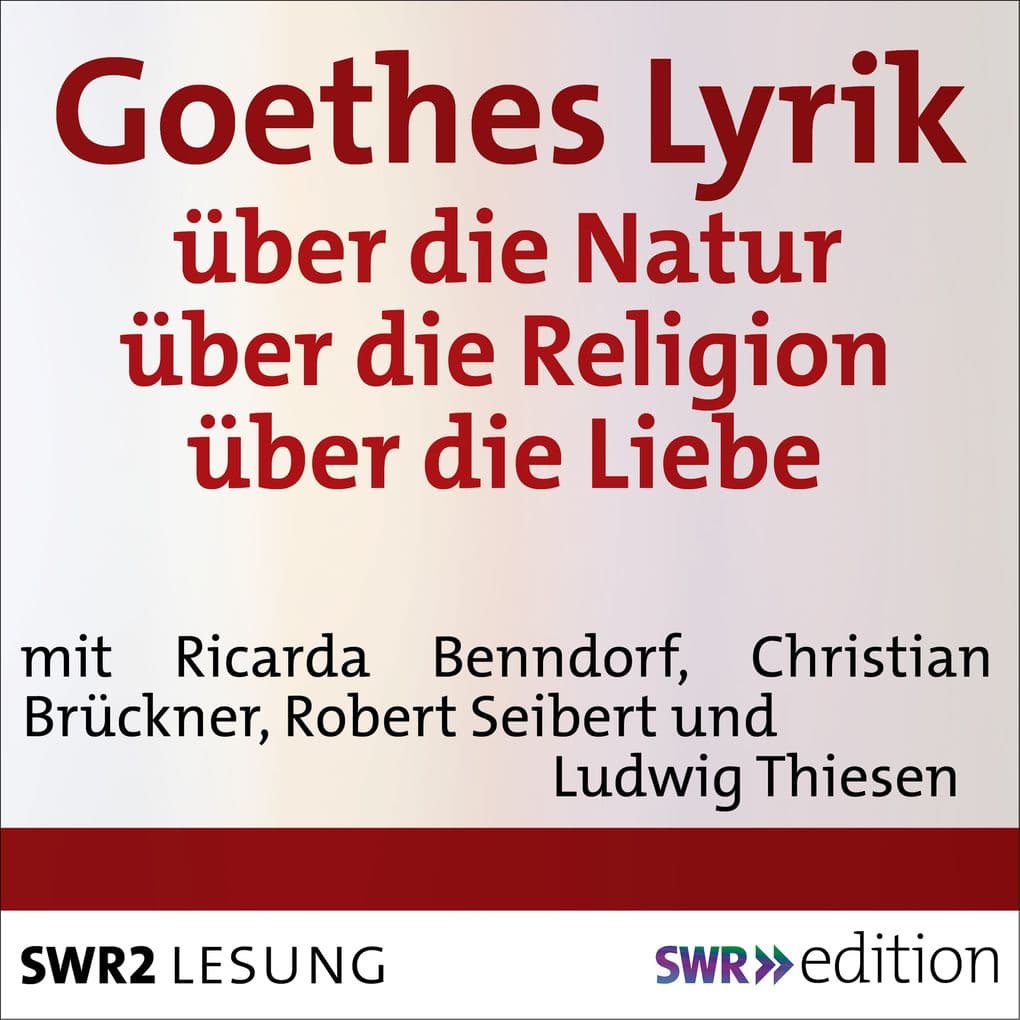 Goethes Lyrik