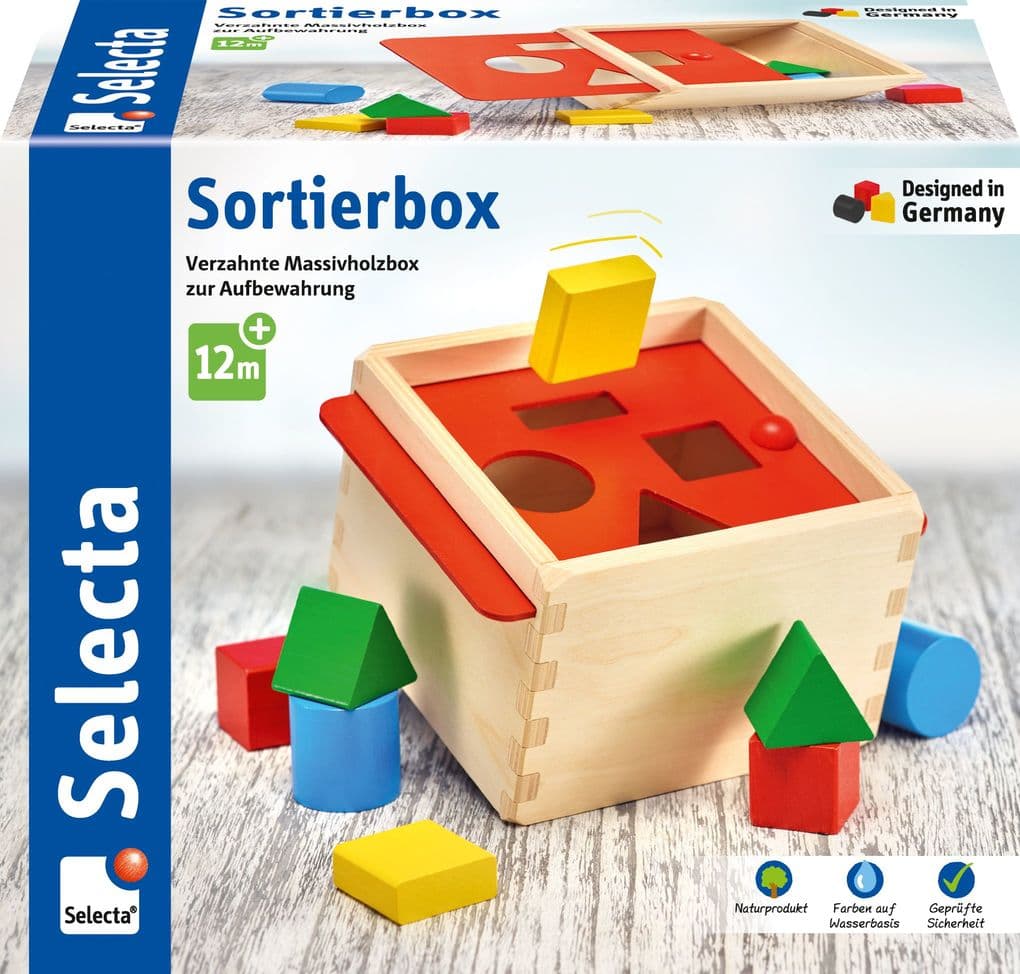 Schmidt Spiele - Selecta - Sortierbox, 14 cm