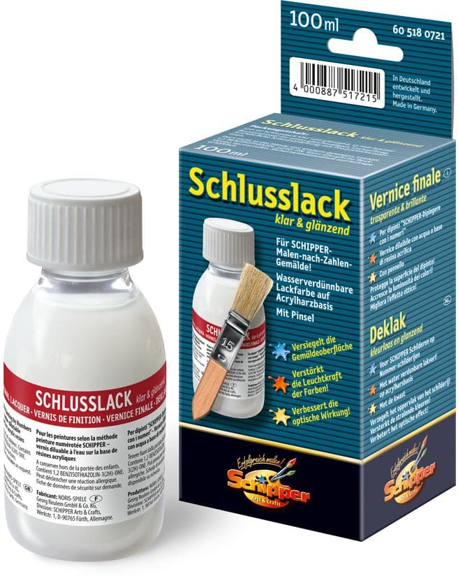 Schipper Malen-nach-Zahlen - Schlusslack - klar & glänzend