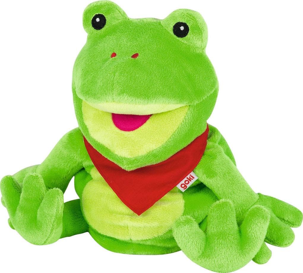 Handpuppe Frosch Frilo