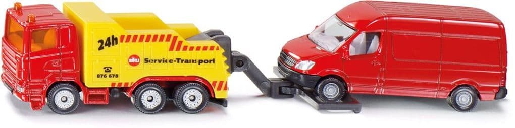 SIKU Super - Abschleppwagen mit PKW