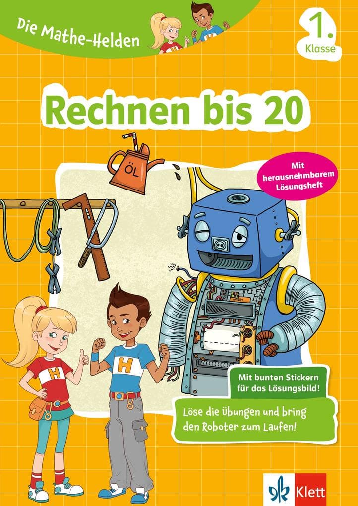 Klett Die Mathe-Helden Rechnen bis 20 1. Klasse