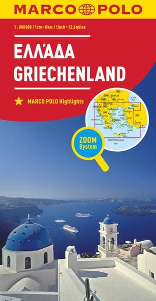 MARCO POLO Länderkarte Griechenland 1:800 000