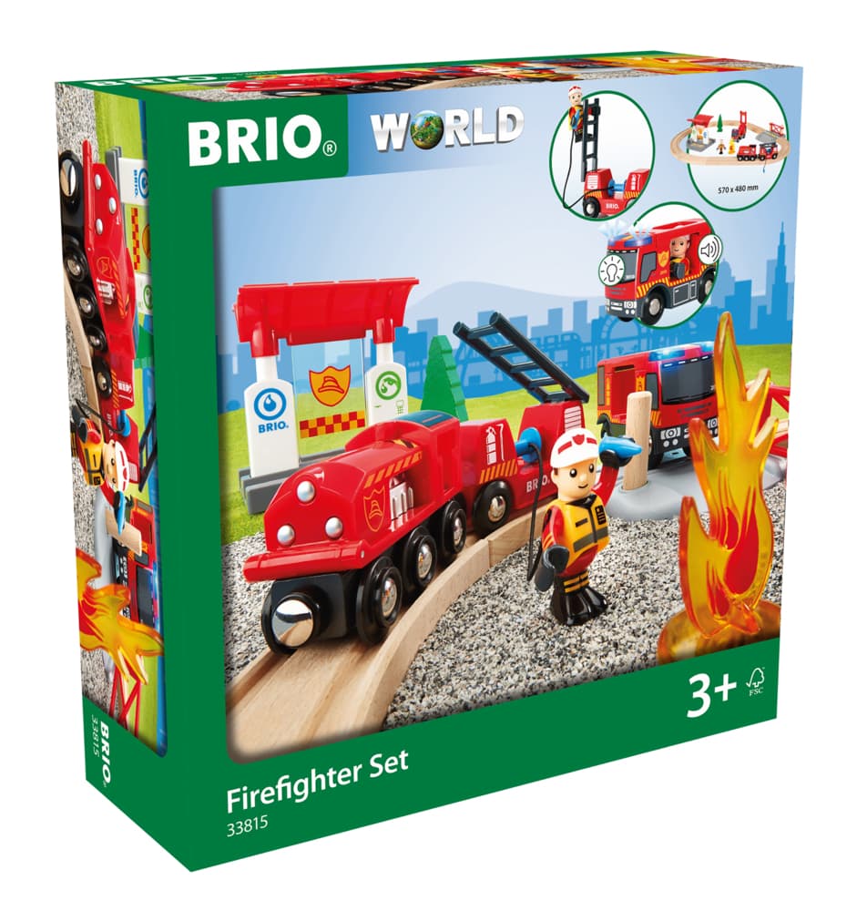 BRIO - Bahn Feuerwehr Set TV Artikel