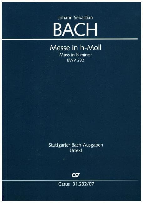 Messe in h-Moll, Studienpartitur
