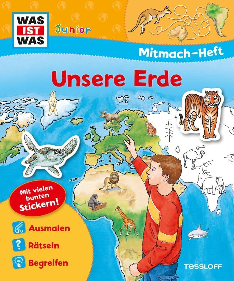 WAS IST WAS Junior Mitmach-Heft Unsere Erde