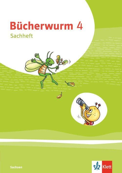 Bücherwurm Sachheft. 4. Schuljahr. Reisefibel (5er-Pack). Sachsen