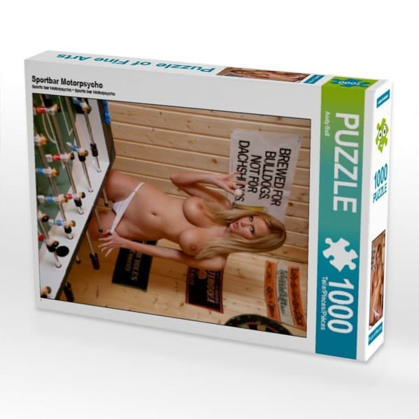 CALVENDO Puzzle Sportbar Motorpsycho | 1000 Teile Lege-Größe 64x48cm Foto-Puzzle für glückliche Stunden