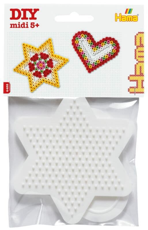 Hama - Beutel mit 2 Stiftplatten kleines Herz, kleiner Stern