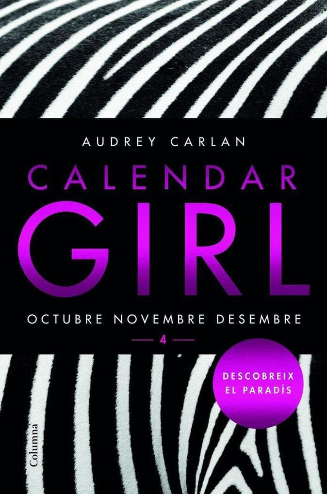 Calendar Girl 4 (Català) : Octubre Novembre Desembre