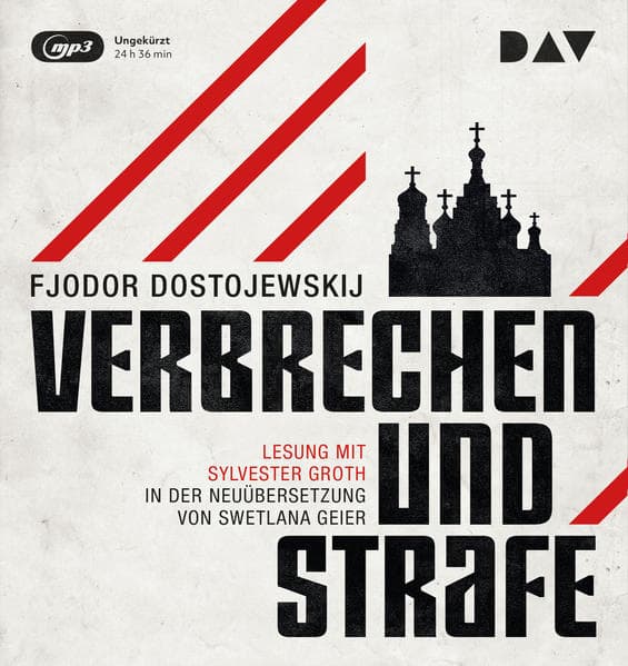 Verbrechen und Strafe, 3 Audio-CD, 3 MP3