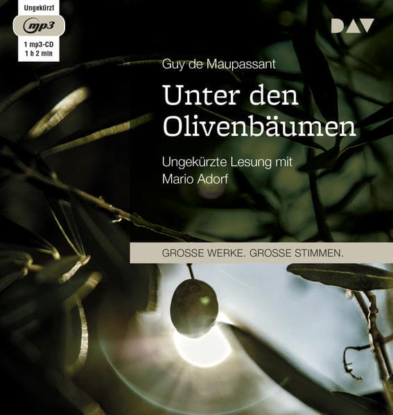 Unter den Olivenbäumen, 1 Audio-CD, 1 MP3