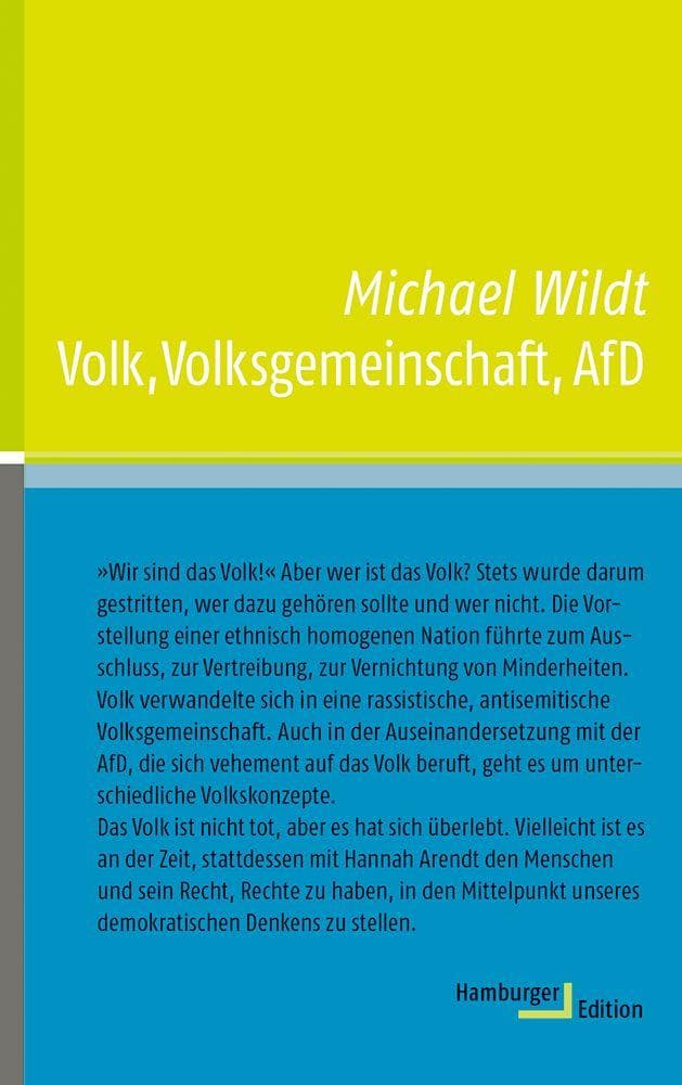Volk, Volksgemeinschaft, AfD