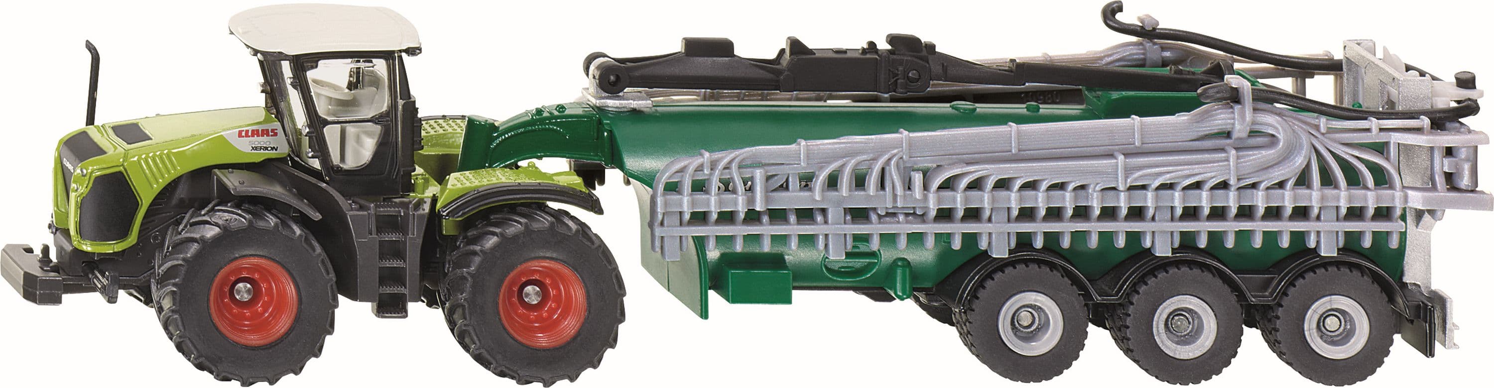 SIKU Farmer - Claas Xerion mit Fasswagen