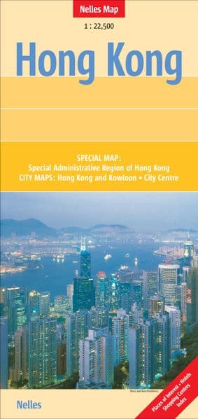 Nelles Map Landkarte Hong Kong 1:22.500