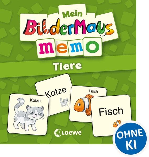 Mein Bildermaus-Memo - Tiere (Kinderspiel)