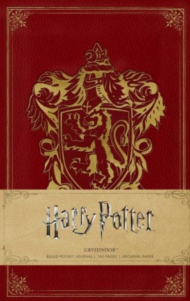 Harry Potter: Gryffindor Ruled Pocket Journal