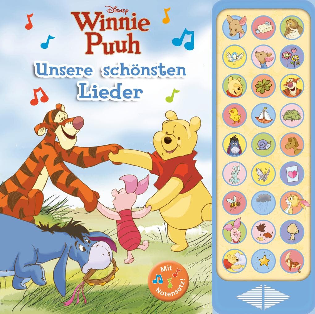 Disney Winnie Puuh: Unsere schönsten Lieder - 27-Button-Soundbuch