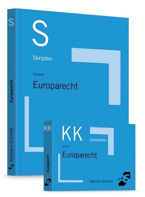 Bundle Sommer, Skript Europarecht + Haack, Karteikarten Europarecht