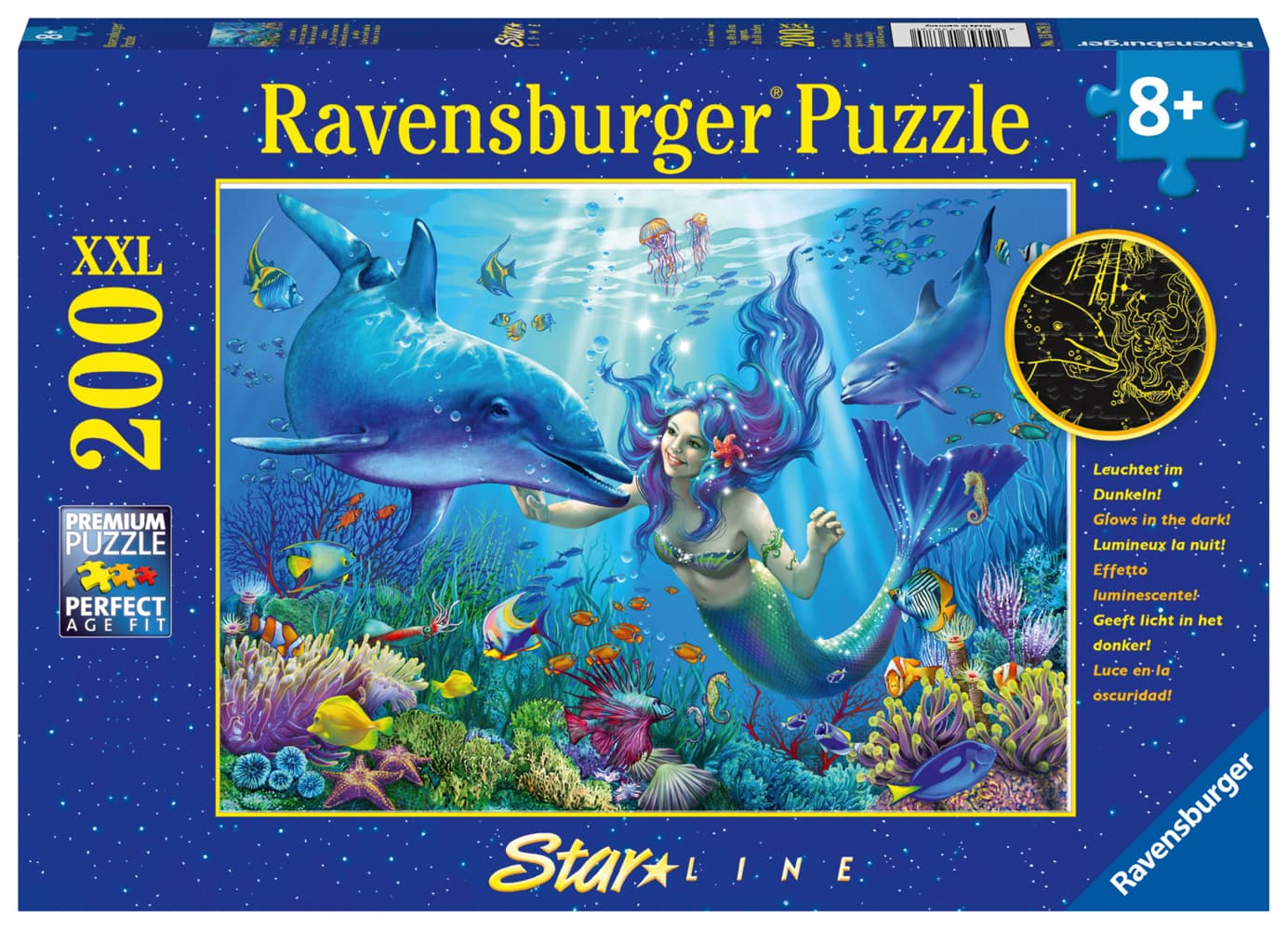 Leuchtendes Unterwasserparadies Sonderserie Puzzle 200 Teile XXL