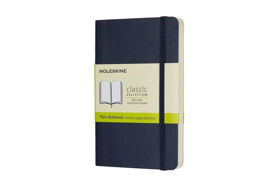 Moleskine Notizbuch Pocket/A6, Blanko, Soft Cover, Saphir