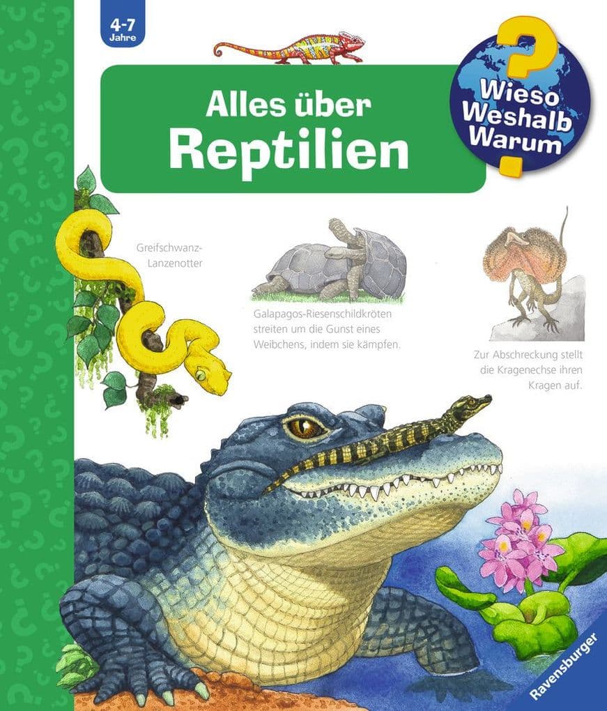 Wieso? Weshalb? Warum?, Band 64: Alles über Reptilien