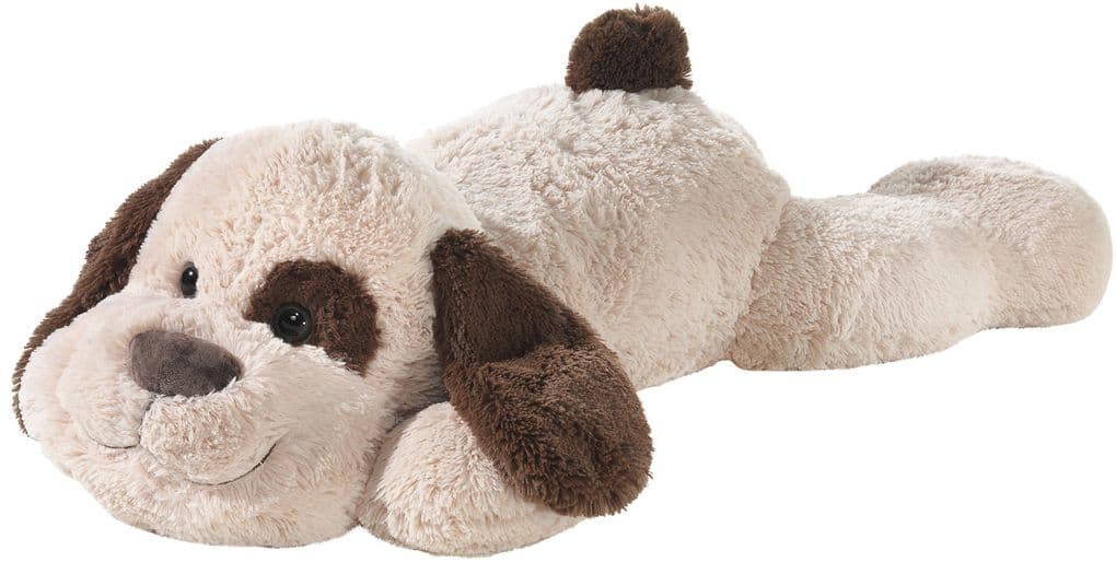 Heunec - Hund liegend XL beige/braun, 125cm