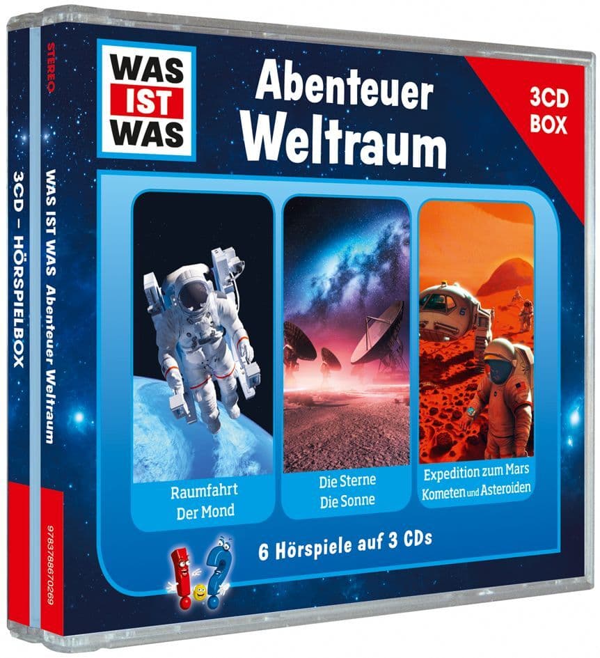 WAS IST WAS 3-CD-Hörspielbox Abenteuer Weltraum
