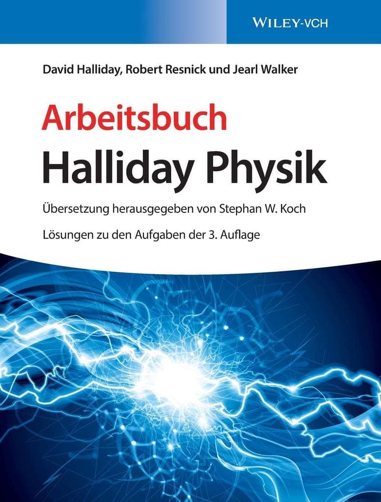 Arbeitsbuch Halliday Physik