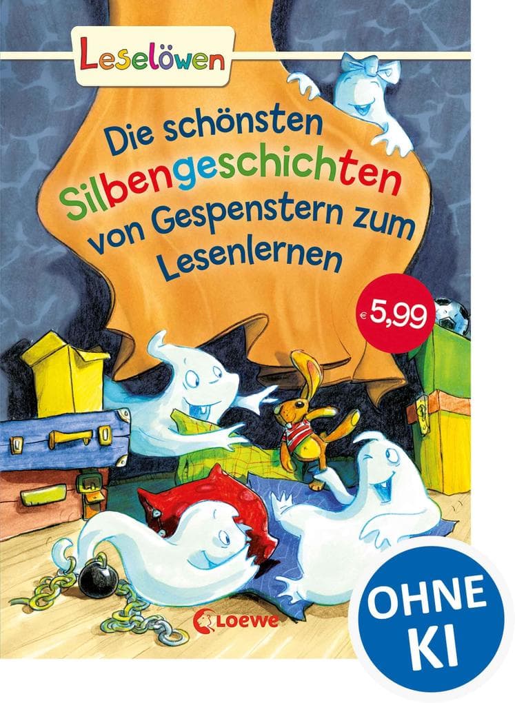 Leselöwen - Das Original - Die schönsten Silbengeschichten von Gespenstern zum Lesenlernen