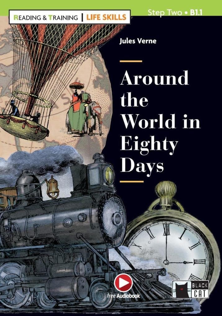 Around the World in Eighty Days. Buch + Audio-CD