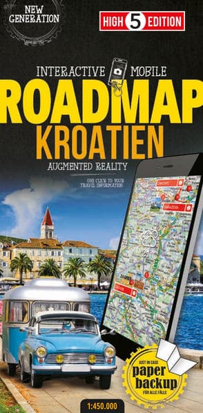 High 5 Edition Interactive Mobile Roadmap Kroatien. Croatia