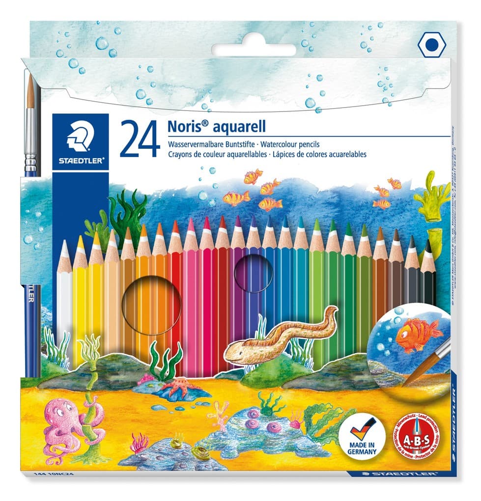 STAEDTLER Aquarellstifte Noris aquarell 24er Set