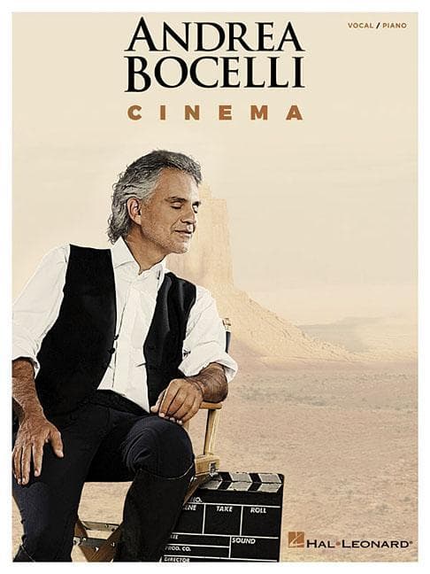 Andrea Bocelli - Cinema Vocal Piano Sheet Music Songbook Intermediate Piano/Vocal Music Book for Students Teachers and Singers Performing Movie Classics for Lessons Practice Recitals Gifts
