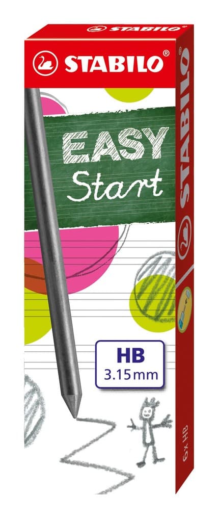 STABILO Nachfüllminen EASYergo 3.15 HB 6er Set