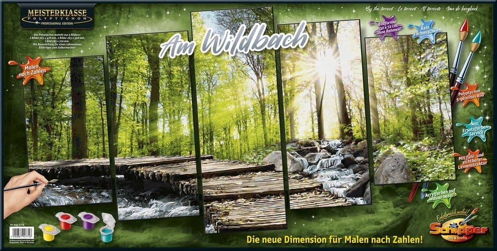Schipper Malen nach Zahlen - Am Wildbach